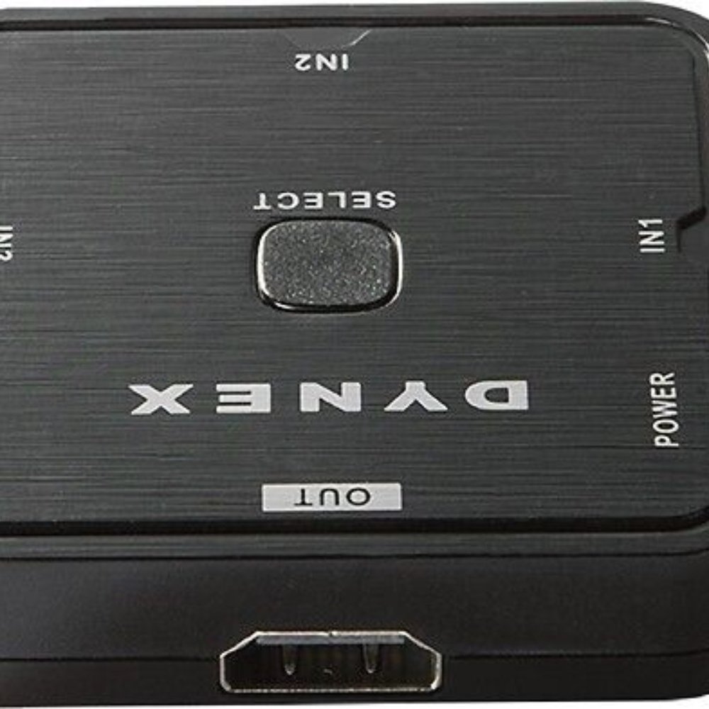 Dynex™ - 3-Port HDMI Switch - Black Model:DX-HZ325 - Open Box